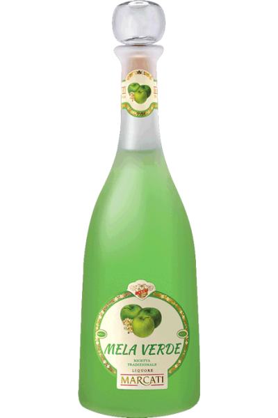 Liqueur de pomme verte, Mela Verde con grappa 70 CL, 21°