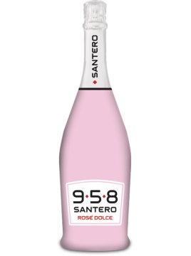 Rosé dolce 6.50° Santero (cocktail pétillant fraise)
