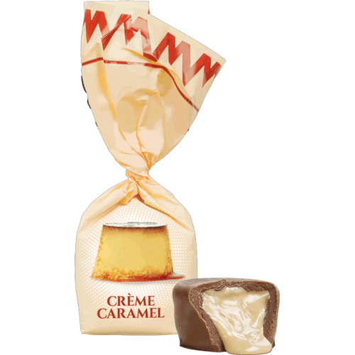 Chocolat lait fourré crème caramel (de 100g à 1kg)