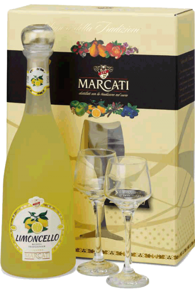 Coffret 2 verres Limoncello Marcati