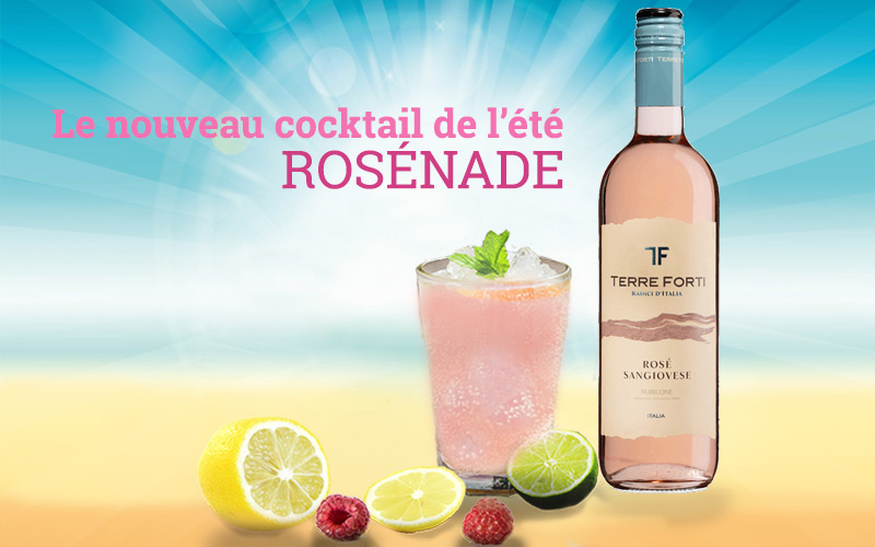 Rosénade, le cocktail de l'été